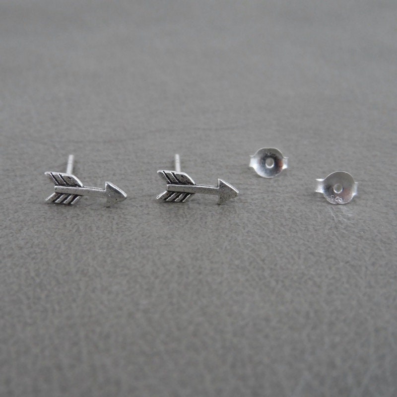 Arrow Earrings in Sterling Silver