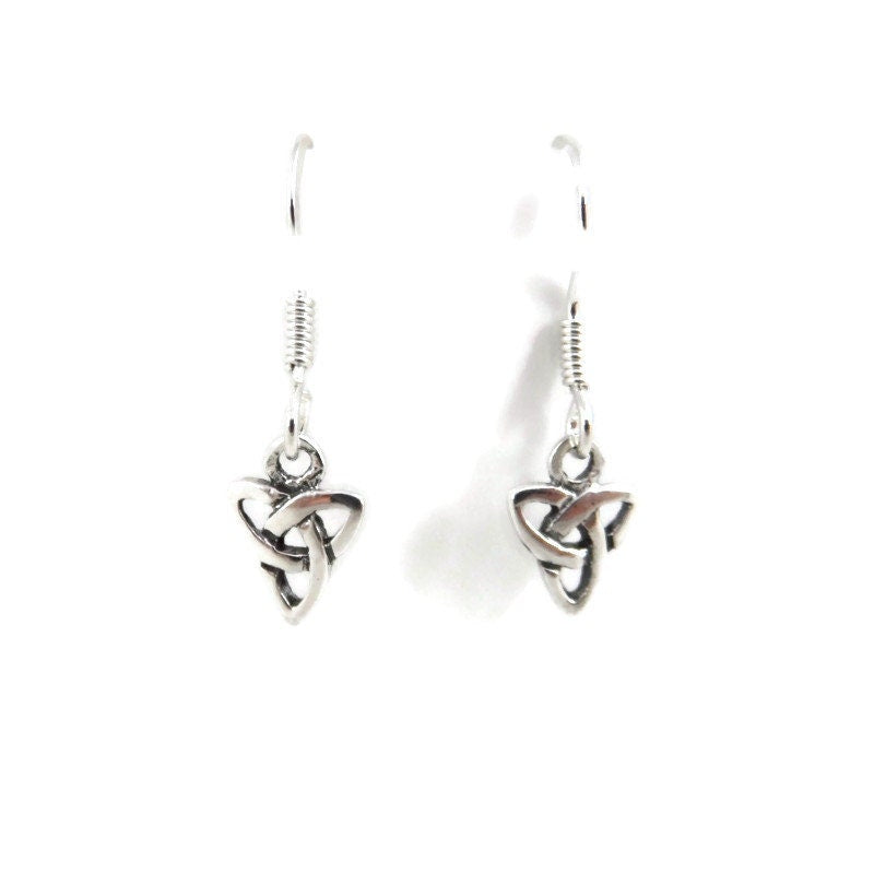 Celtic Triquetra Dangle Earrings