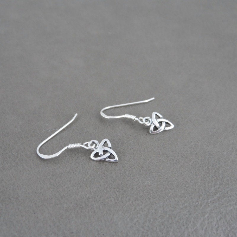 Celtic Triquetra Dangle Earrings