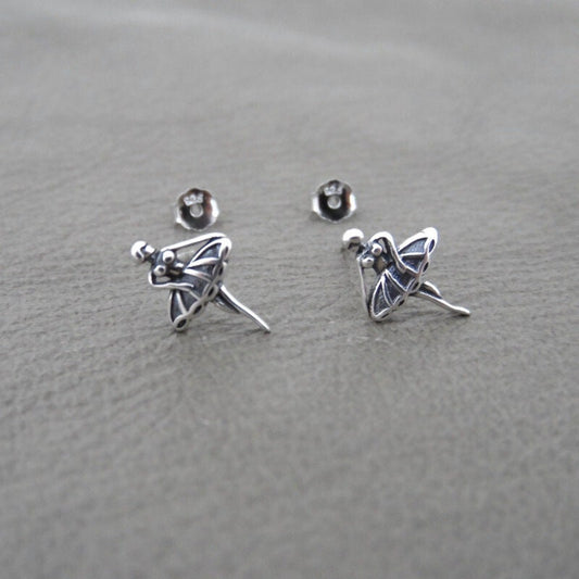 Ballerina Earrings in Sterling Silver