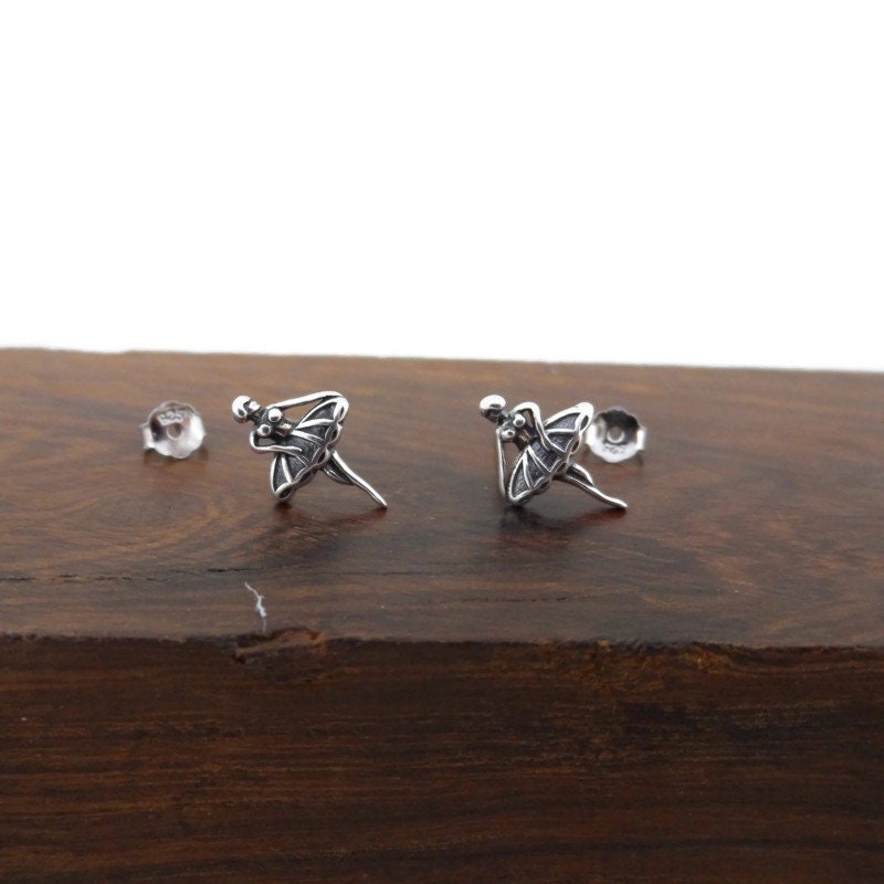 Ballerina Earrings in Sterling Silver