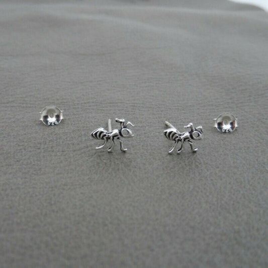 Ant Earrings in Sterling Silver