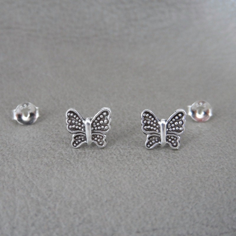 Butterfly Earrings in Sterling Silver