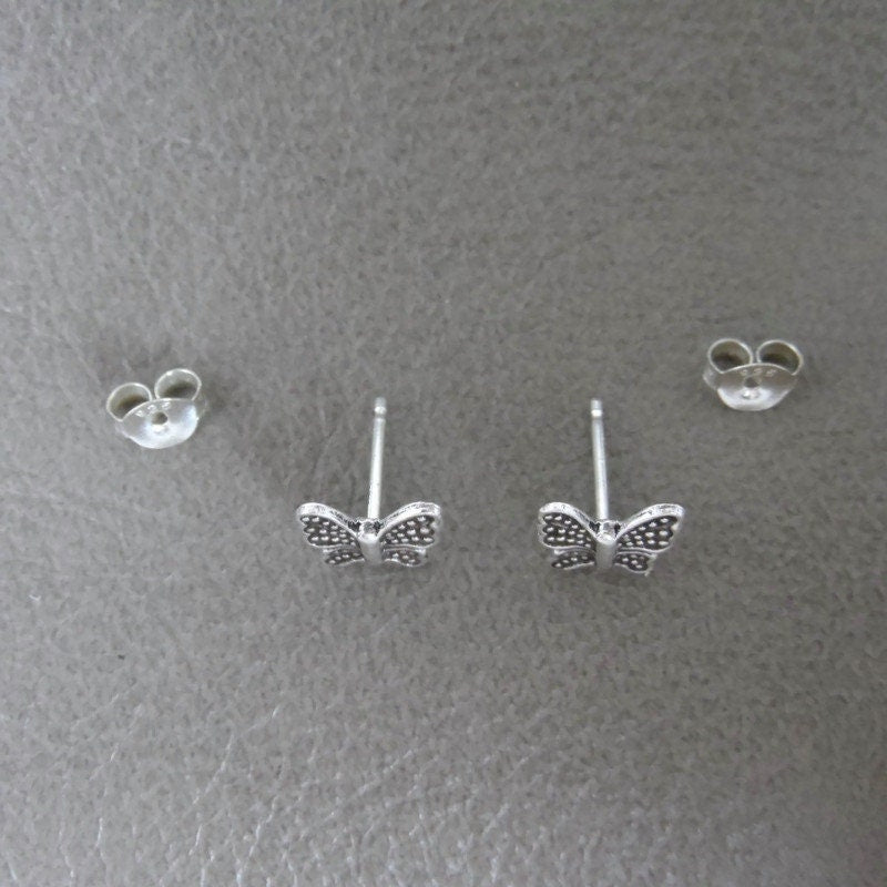 Butterfly Earrings in Sterling Silver