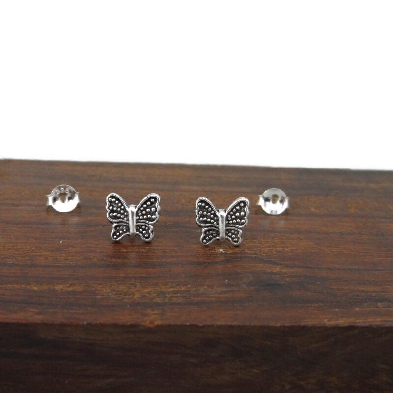 Butterfly Earrings in Sterling Silver