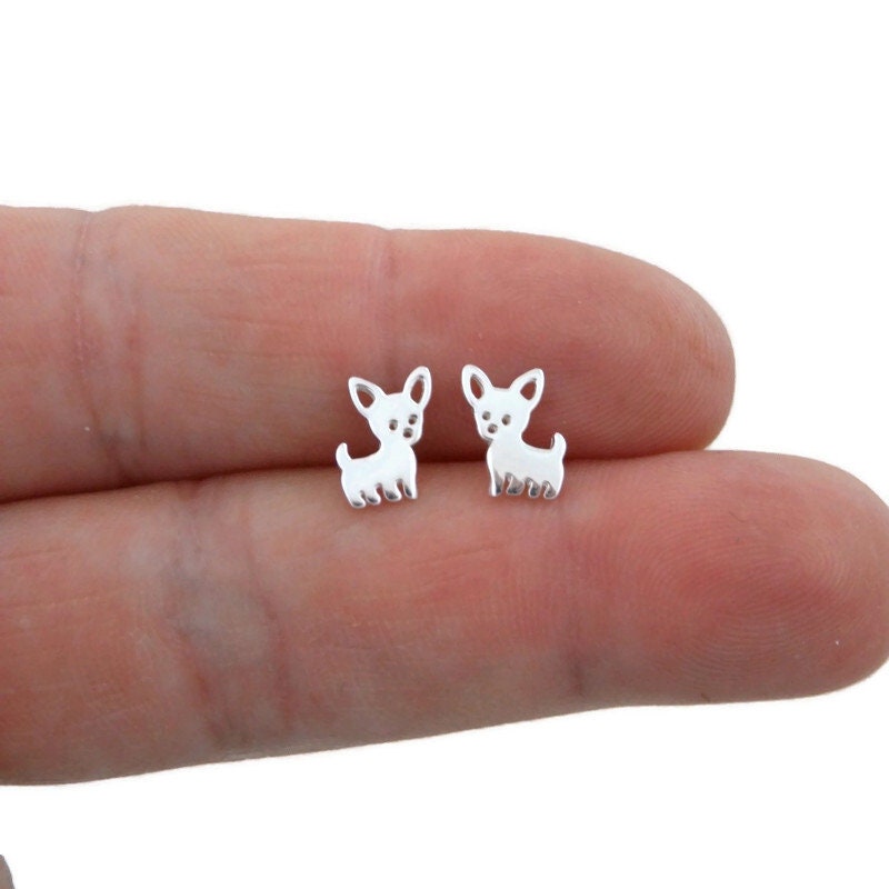 Chihuahua Dog Earrings