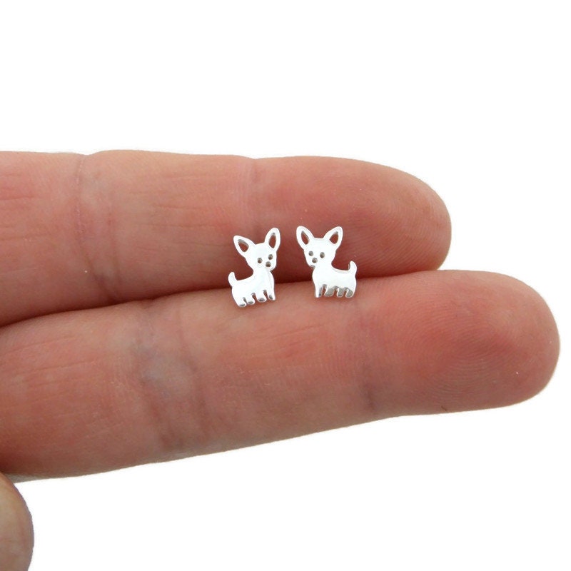 Chihuahua Dog Earrings