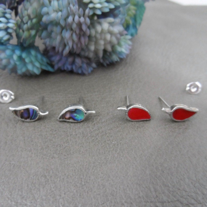 Chili Pepper Earrings in Sterling Silver