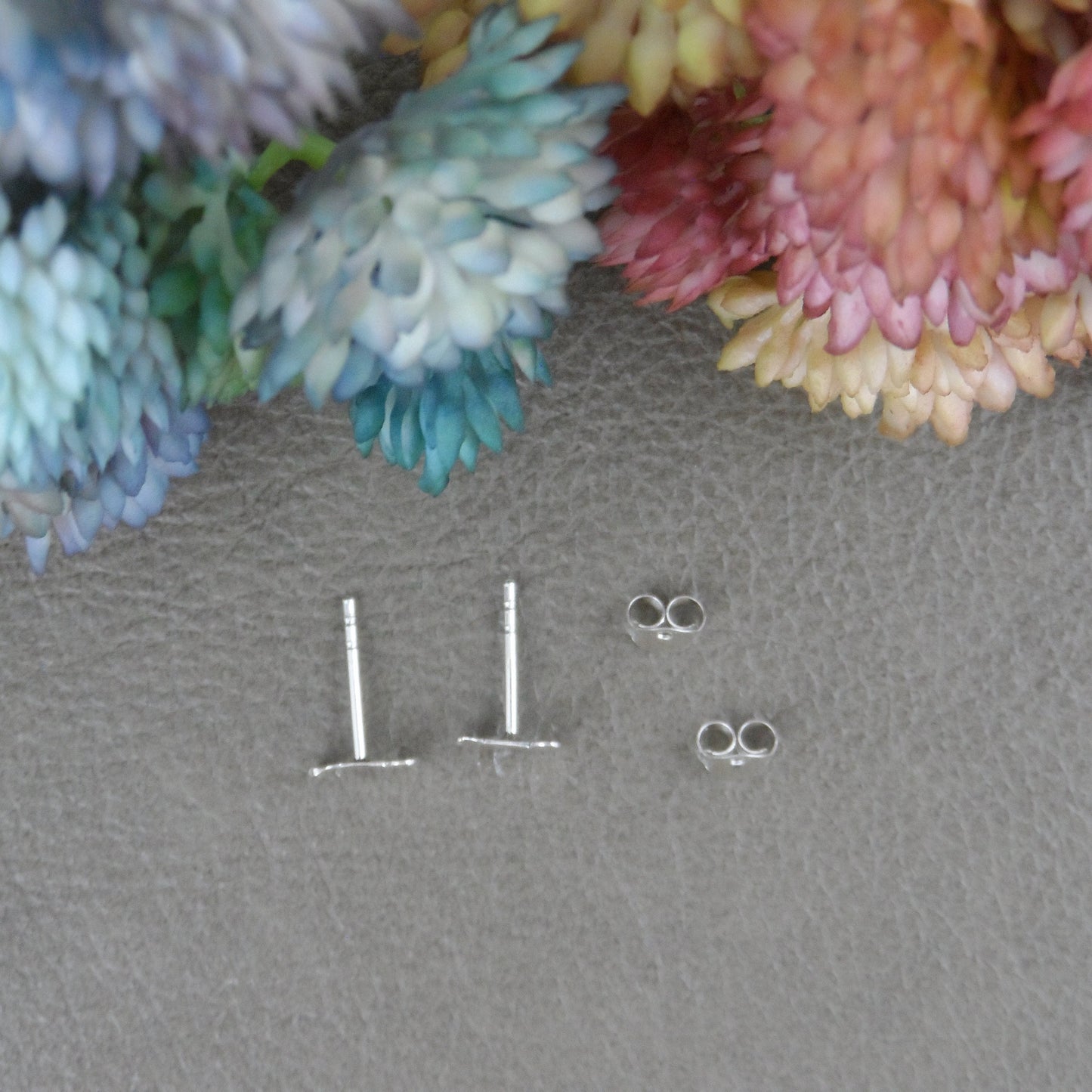 Bone Earrings in Sterling Silver