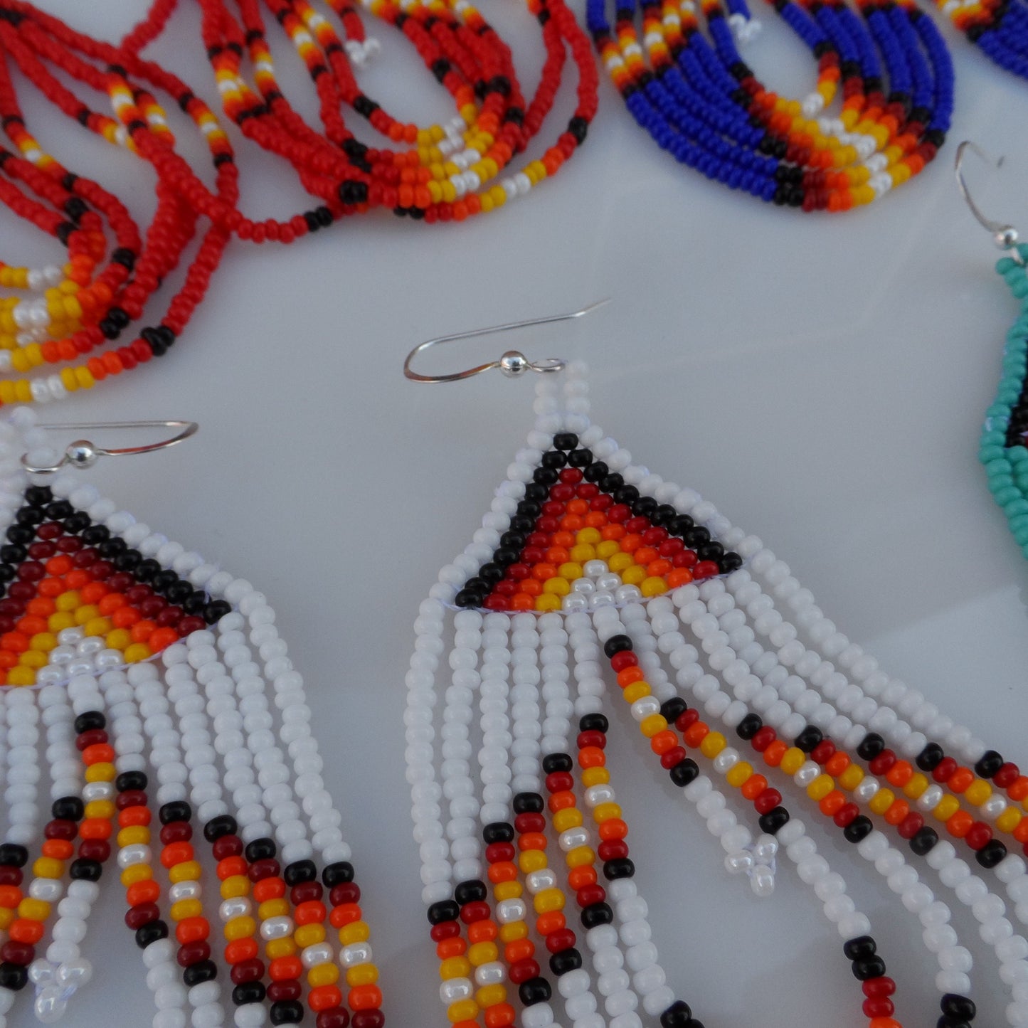 Beaded Southwestern Earrings