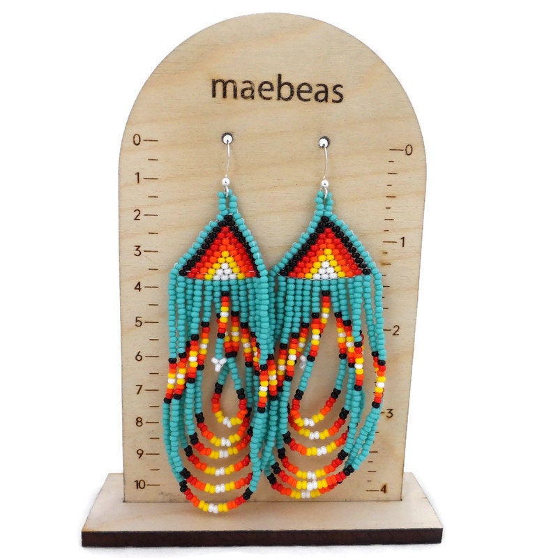 Beaded Southwestern Earrings