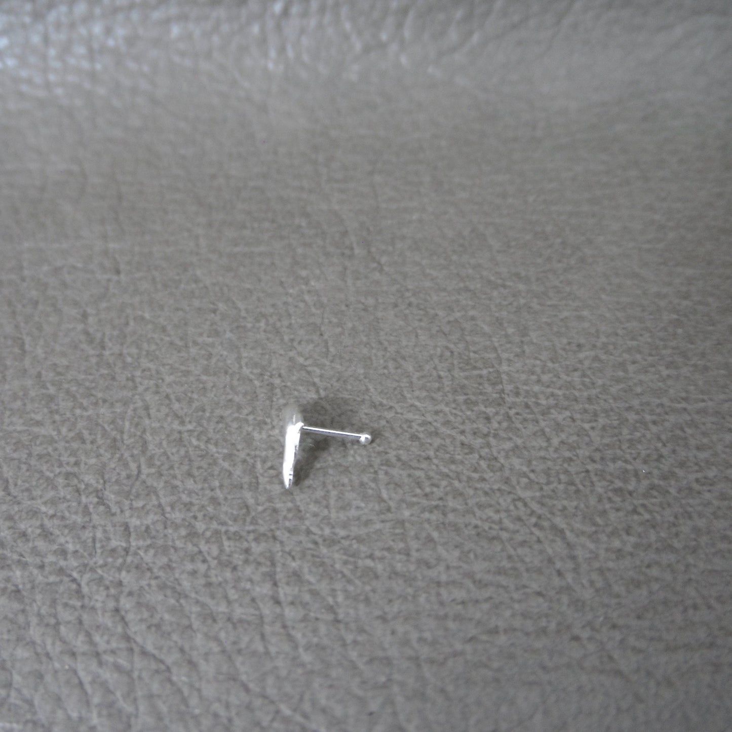 Tiny Dolphin Nose Stud in Sterling Silver, Dolphin Nose Stud, Silver Fish Nose Stud, Fish Nose Stud, Tiny Nose Stud, Fish Body Jewelry