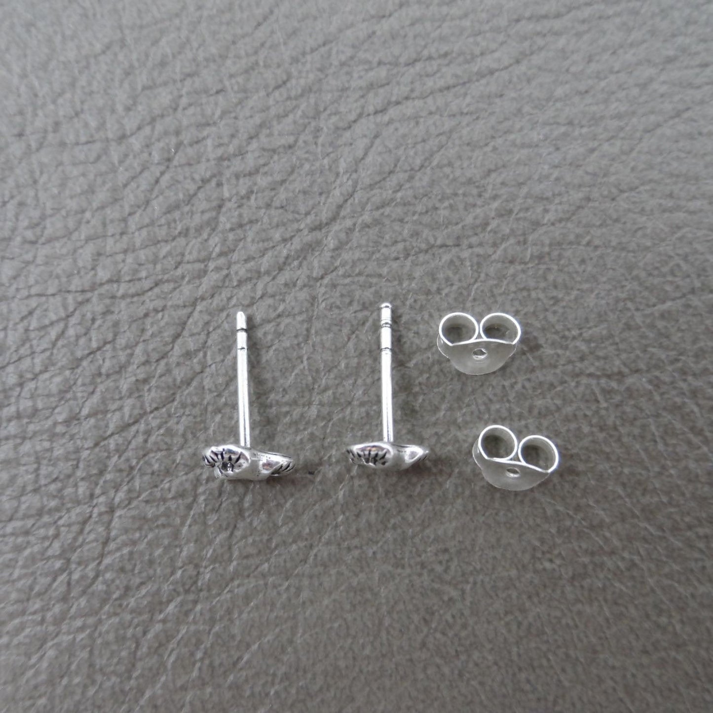 Ram Earrings in Sterling Silver